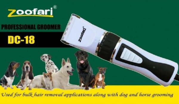 Zoofari Professional Animal Groomer DC-18 Pet Hair Clipper / Trimmer - Image 2